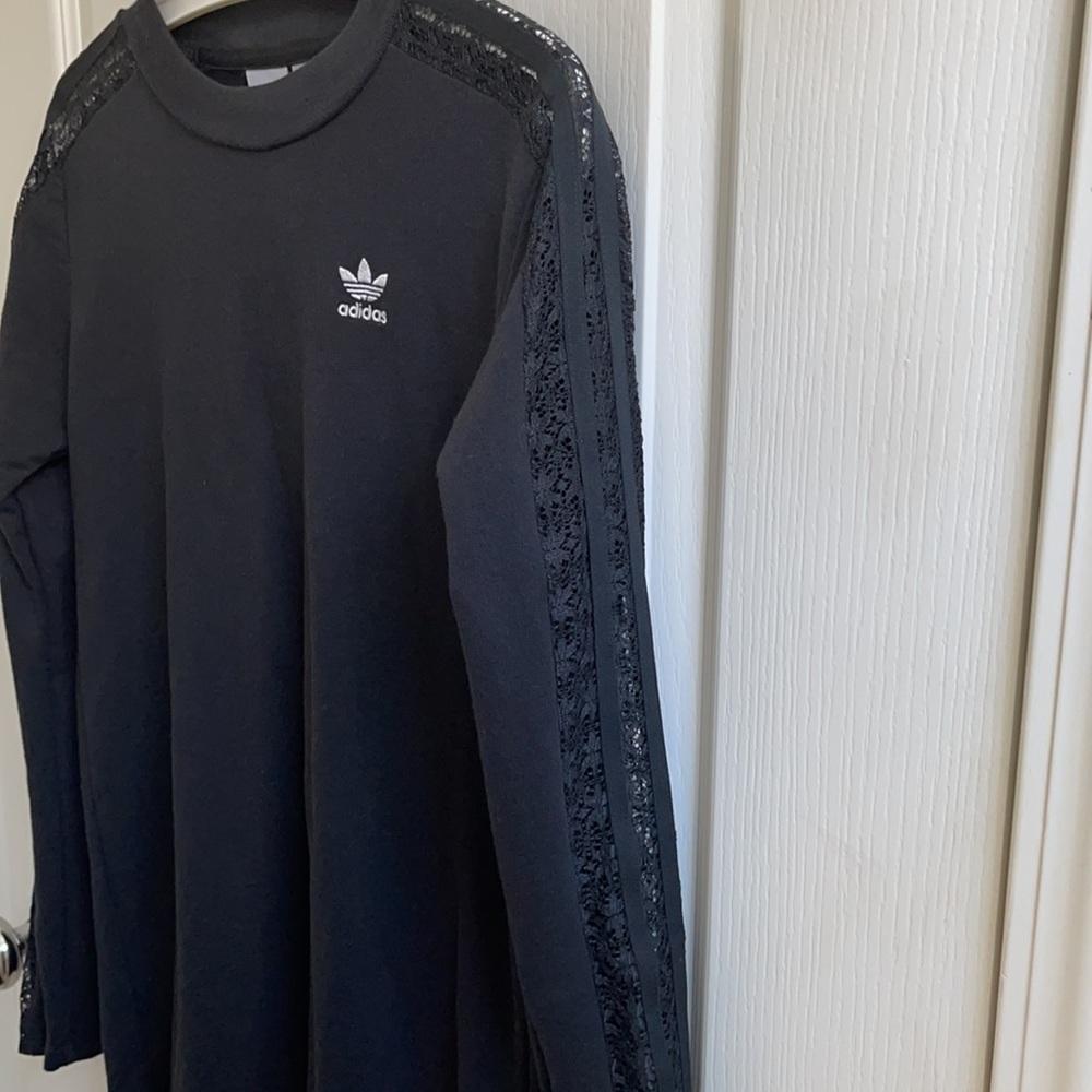 Adidas 3-stripes lace long sleeves tunic dress - Picture 4 of 12